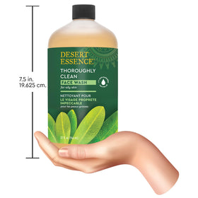Desert Essence packed in gym bag for travel-friendly skincare convenience