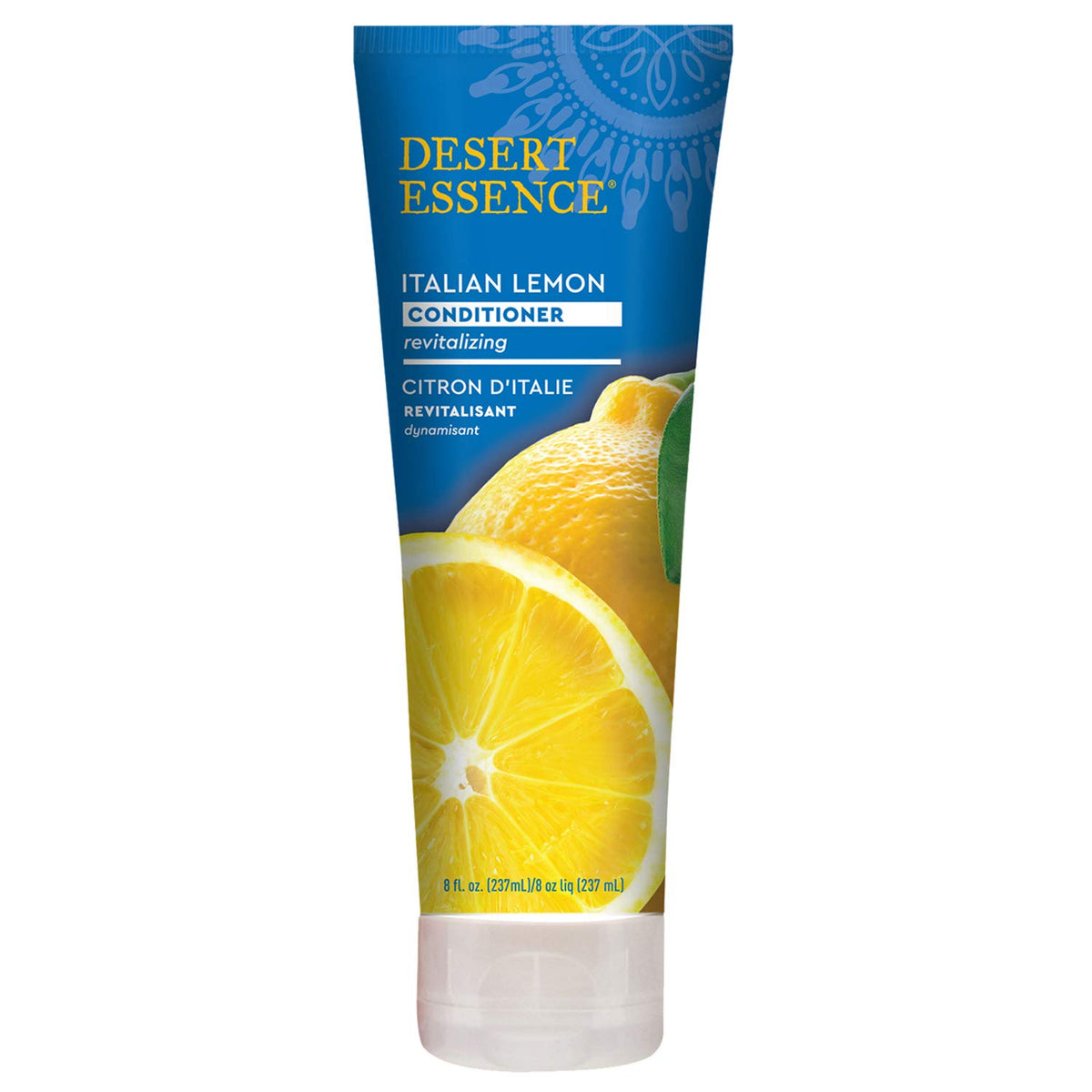 Desert Essence back label close-up showing ingredient and usage details
