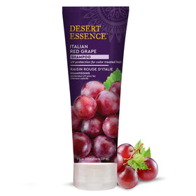 Desert Essence front bottle showing label and organic claims for clear benefits
