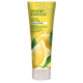 Desert Essence front packaging showing 8oz bottle and benefits