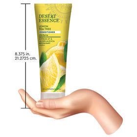 Desert Essence lemon and tea tree botanicals close-up highlighting natural ingredients