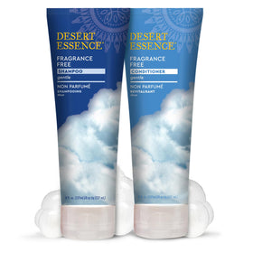 Desert Essence on bathroom shelf in lifestyle setting suggesting everyday use