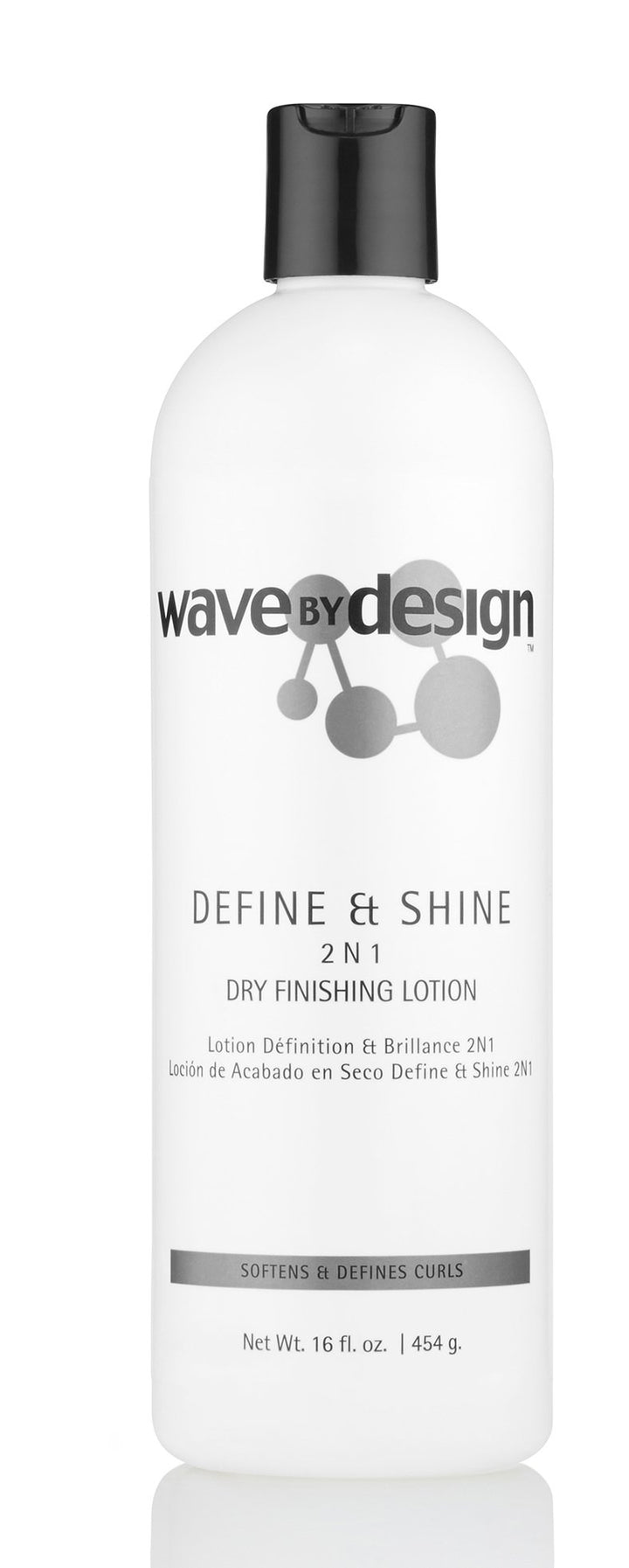 Design Essentials bottle front label showing product name and benefits