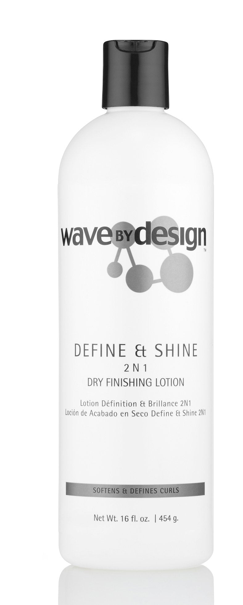 Design Essentials bottle front label showing product name and benefits