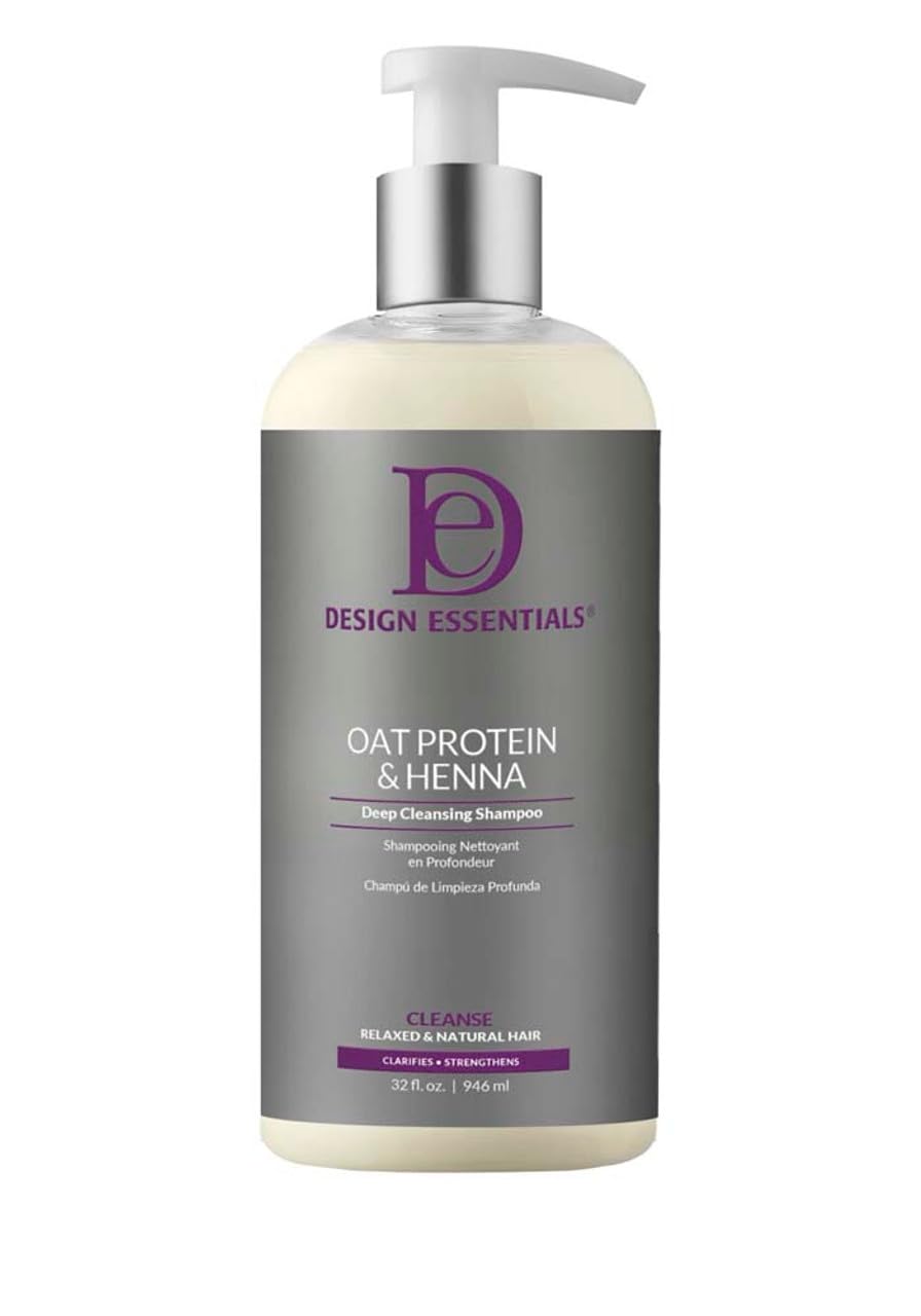 Design Essentials front bottle 32oz showing full product and benefits