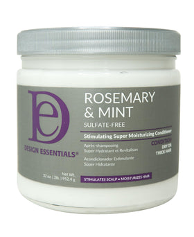 Design Essentials front packaging showing rosemary and mint benefits
