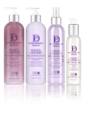 Design Essentials smooth styled hair after use showing increased softness