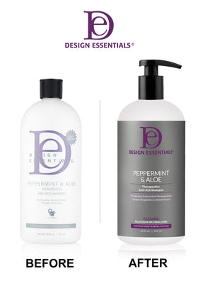 Design Essentials creamy gel texture close-up showing soothing aloe-rich formula