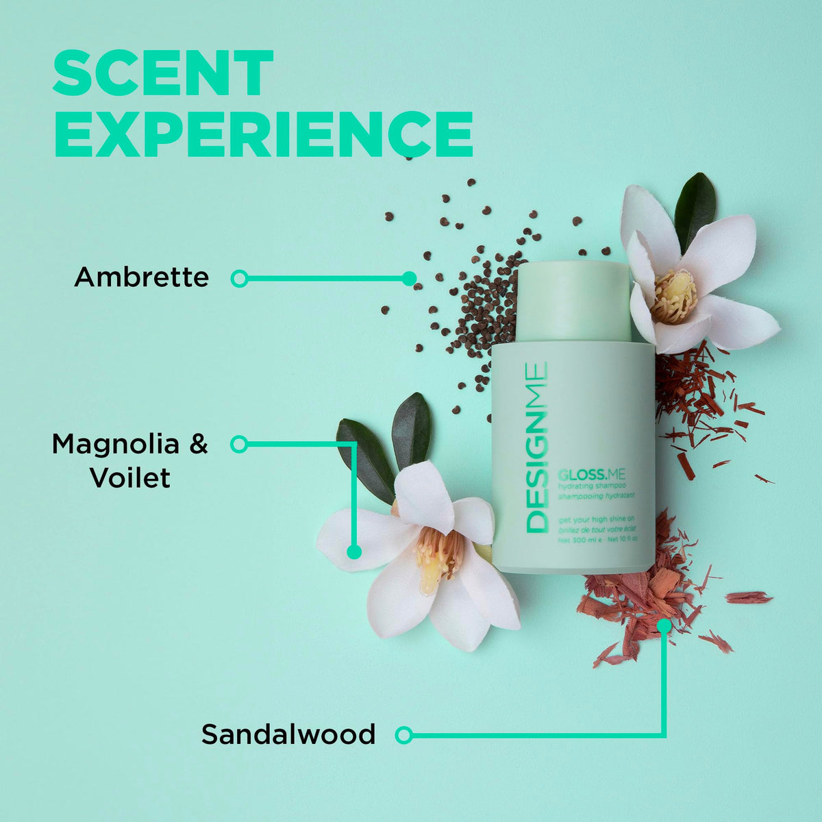 Design.Me argan oil close-up illustrating nourishing shine benefits