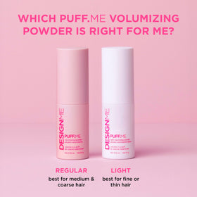 Design.Me PUFF.ME before and after comparison showing increased body benefit