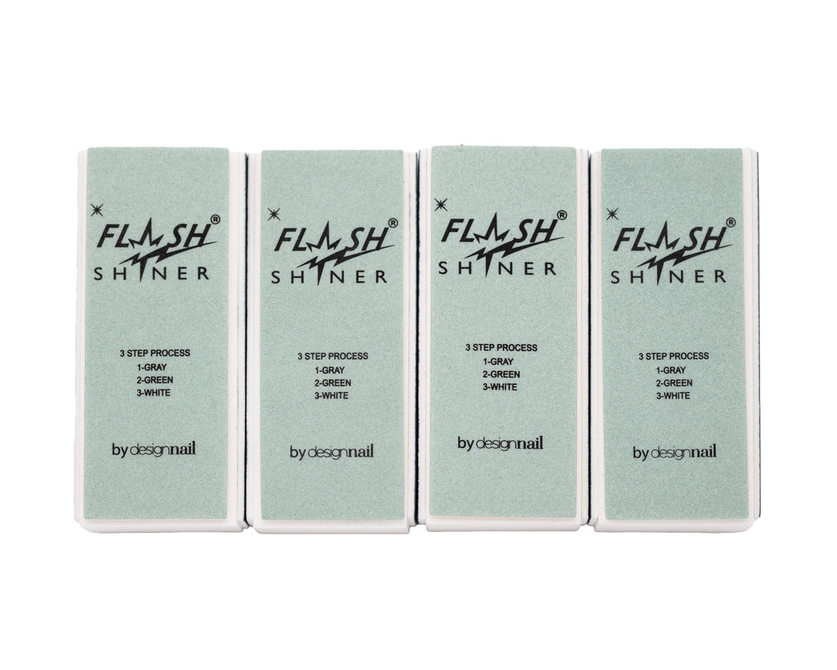 Design Nail Flash Shiner block pack front view showing value set and professional finish