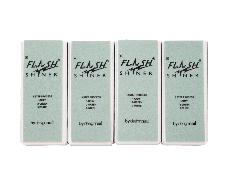 Design Nail Flash Shiner block pack front view showing value set and professional finish