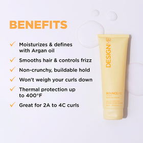 Design.Me cream on hands ready to apply, illustrating easy distribution and absorption