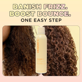 Design.Me mousse during diffusing showing soft volume and faster drying benefit