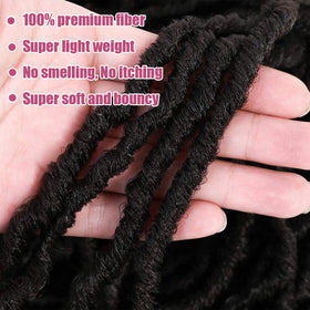 desire4hair model wearing full-head installation demonstrating long, voluminous look
