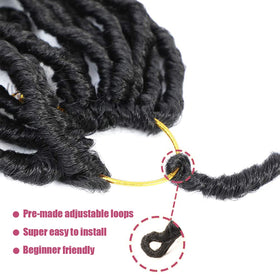 desire4hair pre-looped top detail highlighting easy-install loop for faster crochet