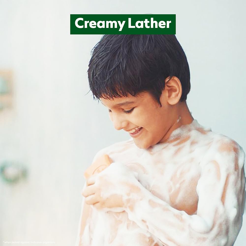 Hand holding Dettol bar demonstrating ease of grip and quick cleansing benefit