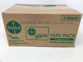 Dettol bar side label details highlighting ingredients and dermatological testing