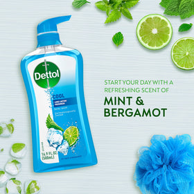 Dettol cool after-shower skin showing refreshed, soft skin benefit