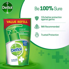 Dettol foam on hands illustrating gentle lather and thorough cleansing