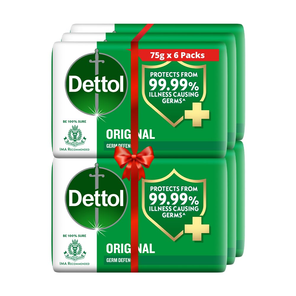 Dettol original bar front packaging showing brand and fresh scent benefit