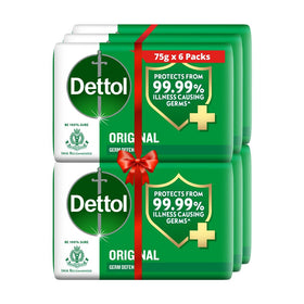 Dettol original bar front packaging showing brand and fresh scent benefit