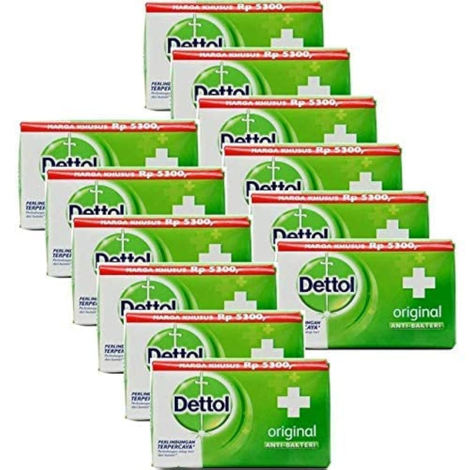 Dettol original bar front packaging showing brand and size for trusted protection
