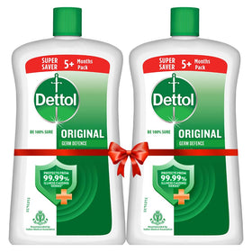 Dettol original front packaging showing label and bottle benefit