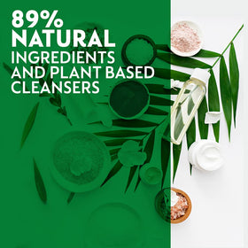 Dettol original beside hand to show 875ml scale and lasting supply
