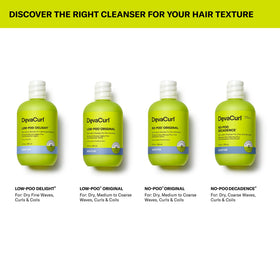DevaCurl label close-up highlighting key ingredients and clean formulation benefits