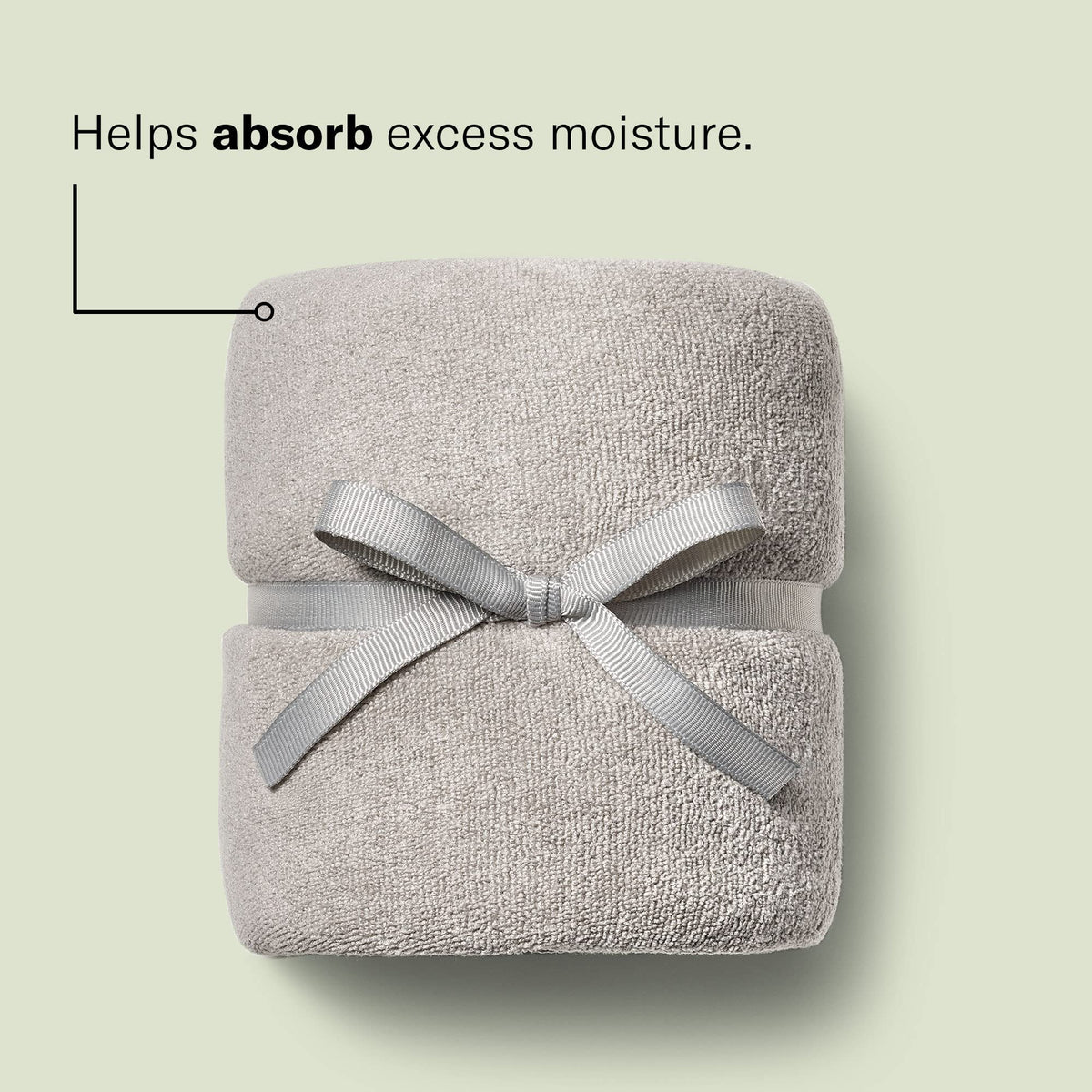 DevaCurl microfiber close-up highlights soft texture and frizz control