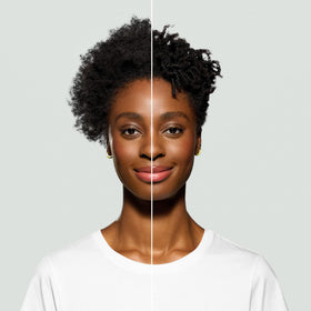 DevaCurl being applied to damp curly hair to ease detangling and define curls