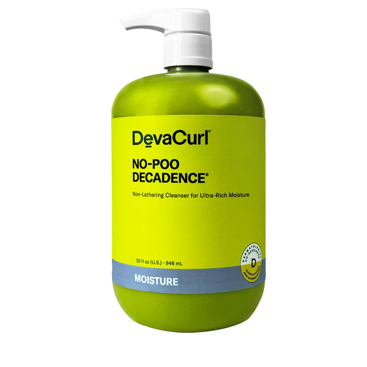 DevaCurl bottle front view showing green oasis label and moisturizing benefit