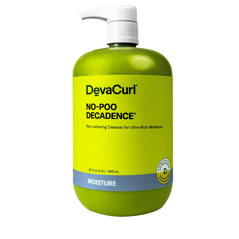 DevaCurl bottle front view showing green oasis label and moisturizing benefit