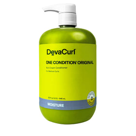 DevaCurl front bottle showing label and lemongrass scent for easy identification and appeal