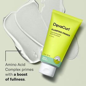 DevaCurl gelée texture close-up demonstrating lightweight formula and easy spreadability