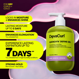 DevaCurl gel texture close-up highlighting smooth, non-sticky gel