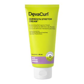 DevaCurl jar front view showing label and benefit of defined curls