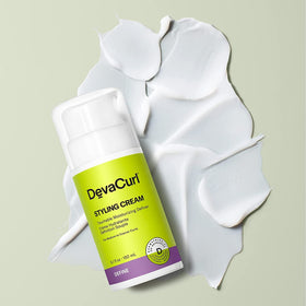 DevaCurl texture close-up of cream consistency showing hydration and smooth application