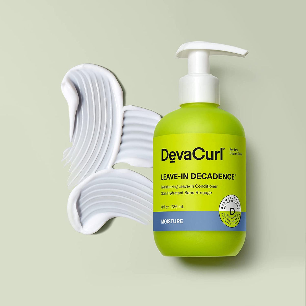 DevaCurl close-up texture demonstrating creamy absorption and hydration