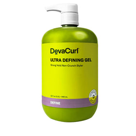 DevaCurl front bottle view showing Bright Breeze label and easy dispensing benefit
