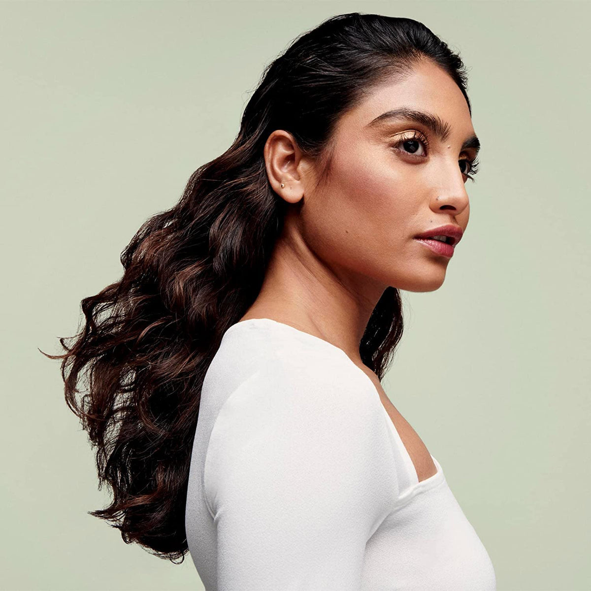 DevaCurl product label close view highlighting clean ingredients and benefits