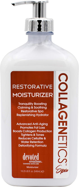 Devoted Creations on bathroom shelf in lifestyle setting, everyday routine benefit