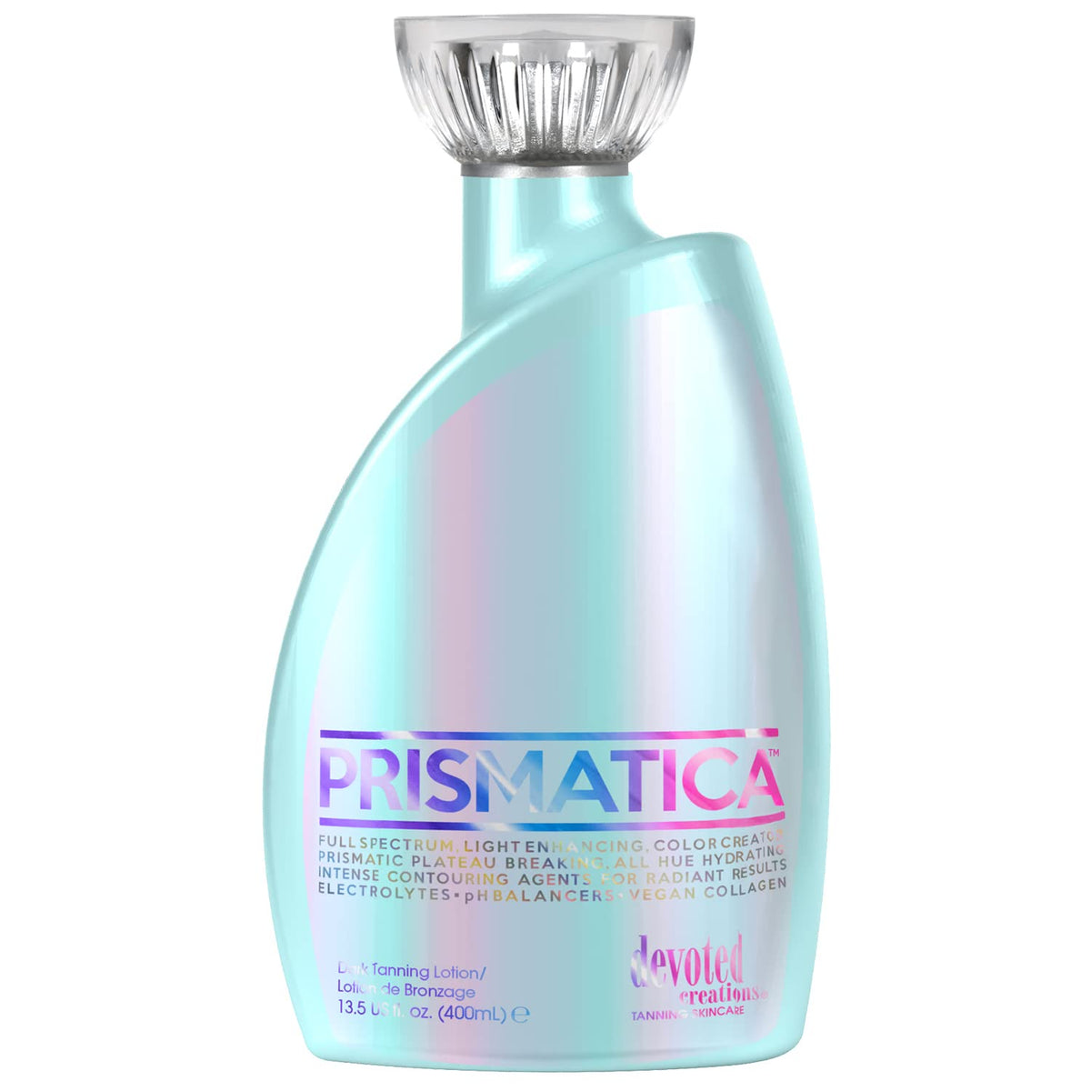 Devoted Creations product front packaging showing label and 400ml size, professional finish