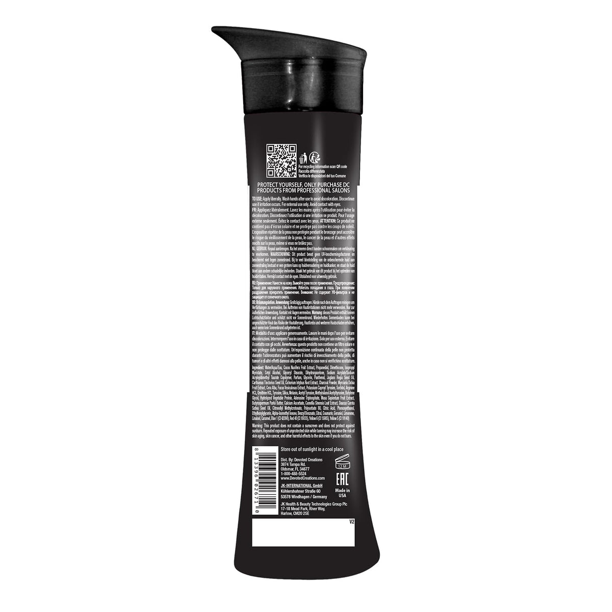 Devoted Creations close-up texture highlighting rich, smooth lotion hydration
