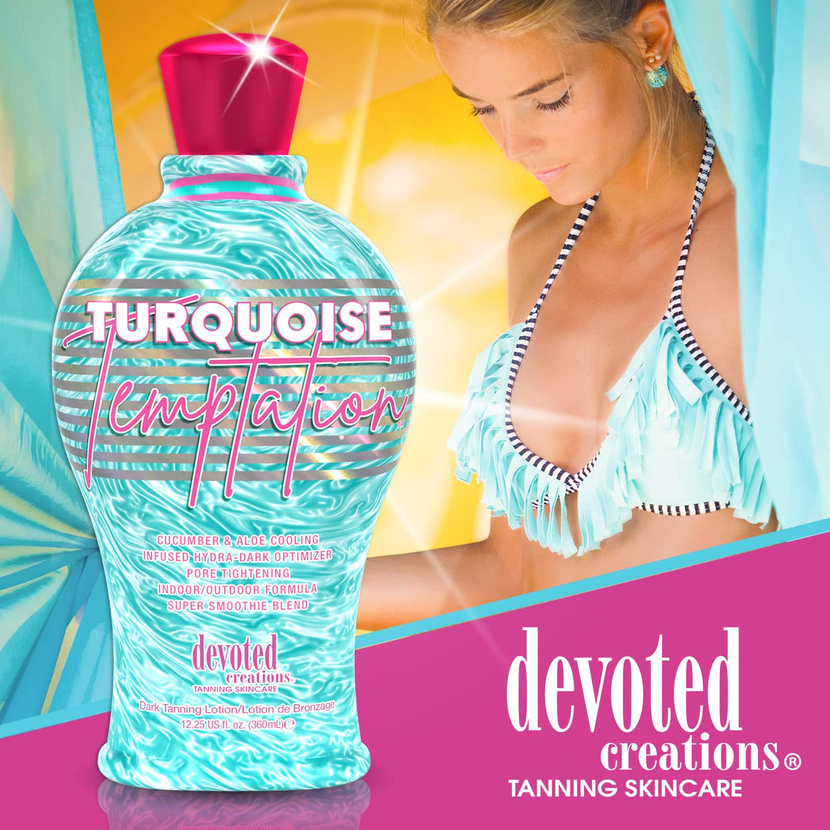 Devoted Creations lotion being applied to arm showing even coverage benefit