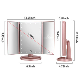 deweisn LED touch control closeup for simple brightness adjustment