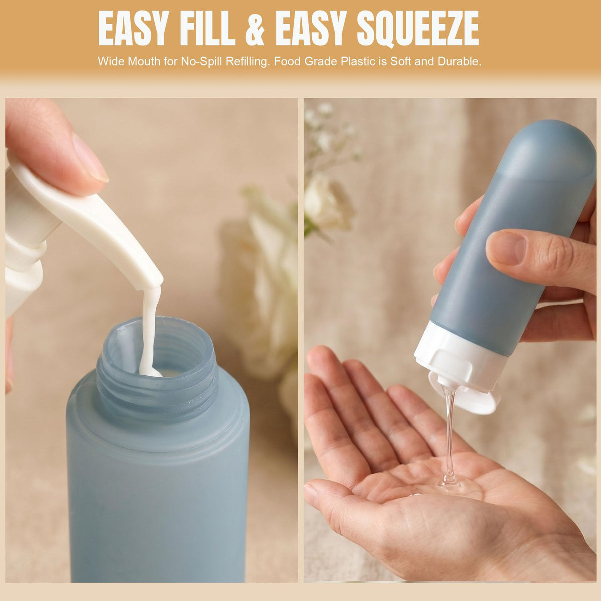 DEWSENSI spray bottle dispensing mist for quick touch-ups