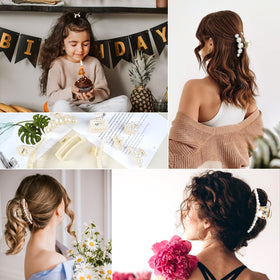 DF DUALFERV clips styled in wedding hair, refined look suitable for events