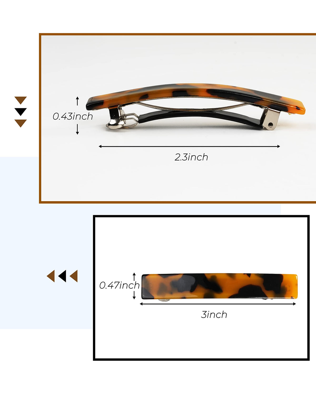 DF DUALFERV metal spring detail showing sturdy clasp for secure hold